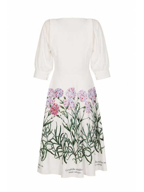 Abito camicia in cotone con stampa Herbarium ALBERTA FERRETTI | U0442 16541888